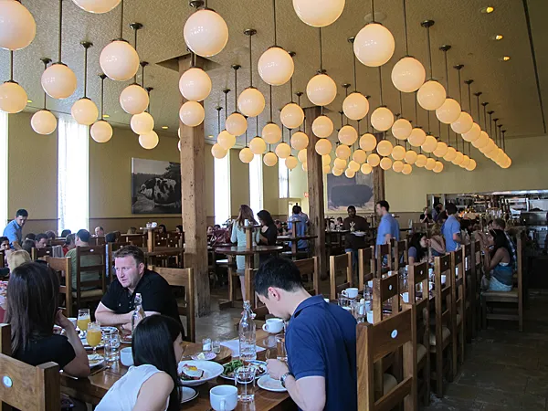 The interior of The Publican, a popular restaurant